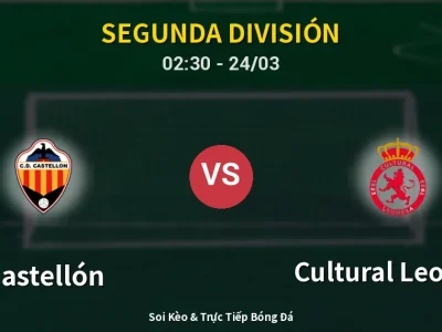 Kết Quả: Castellón 1-1 Cultural Leonesa – Highlight & Bàn Thắng | Segunda División