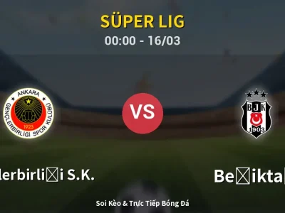 Kết Quả: Gençlerbirliği S.K. 0-2 Beşiktaş – Highlight & Bàn Thắng | Süper Lig