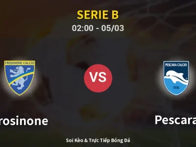 Kết Quả: Frosinone 2-2 Pescara – Highlight & Bàn Thắng | Serie B