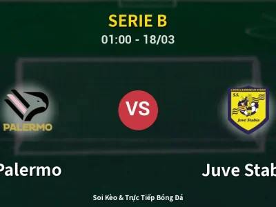 Kết Quả: Palermo 2-2 Juve Stabia – Highlight & Bàn Thắng | Serie B