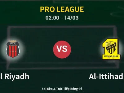 Soi Kèo Al Riyadh vs Al-Ittihad FC – 02:00 14/03 | Nhận Định, Dự Đoán Tỷ Số