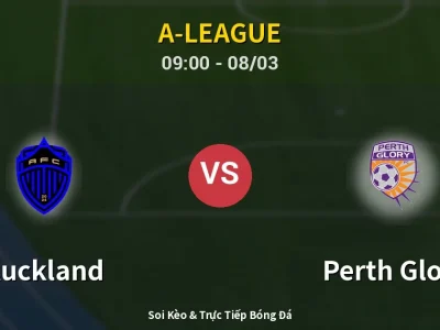 Kết Quả: Auckland 2-2 Perth Glory – Highlight & Bàn Thắng | A-League