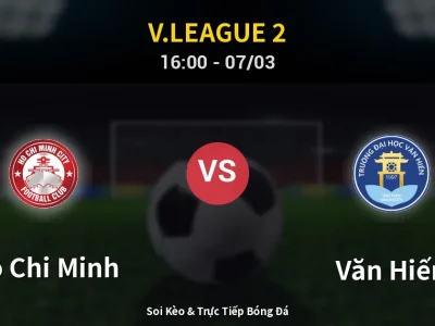Kết Quả: Ho Chi Minh 0-0 Văn Hiến – Highlight & Bàn Thắng | V.League 2