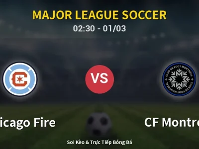 Kết Quả: Chicago Fire 3-0 CF Montreal – Highlight & Bàn Thắng | Major League Soccer