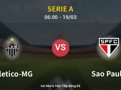 Soi Kèo Atletico-MG vs Sao Paulo – 06:00 19/03 | Nhận Định, Dự Đoán Tỷ Số