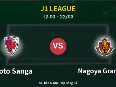 Kết Quả: Kyoto Sanga 1-1 Nagoya Grampus – Highlight & Bàn Thắng | J1 League