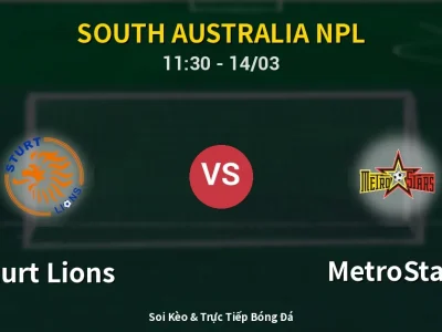Kết Quả: Sturt Lions 0-1 MetroStars – Highlight & Bàn Thắng | South Australia NPL