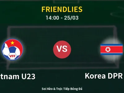 Soi Kèo Vietnam U23 vs Korea DPR U23 – 14:00 25/03 | Nhận Định, Dự Đoán Tỷ Số
