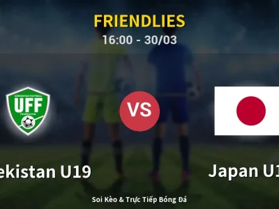 Kết Quả: Uzbekistan U19 0-0 Japan U19 – Highlight & Bàn Thắng | Friendlies