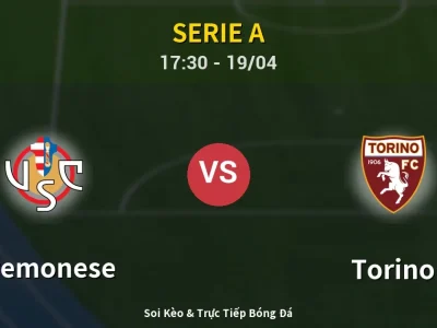Kết Quả: Cremonese 0-0 Torino – Highlight & Bàn Thắng | Serie A