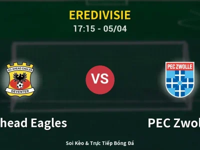 Soi Kèo GO Ahead Eagles vs PEC Zwolle – 17:15 05/04 | Nhận Định, Dự Đoán Tỷ Số