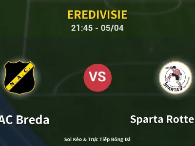 Soi Kèo NAC Breda vs Sparta Rotterdam – 21:45 05/04 | Nhận Định, Dự Đoán Tỷ Số