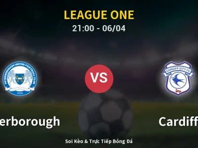Soi Kèo Peterborough vs Cardiff – 21:00 06/04 | Nhận Định, Dự Đoán Tỷ Số
