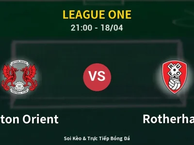 Soi Kèo Leyton Orient vs Rotherham – 21:00 18/04 | Nhận Định, Dự Đoán Tỷ Số