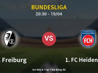 🔴 Trực Tiếp: SC Freiburg 0-0 1. FC Heidenheim – Link Xem Bundesliga (Full HD)