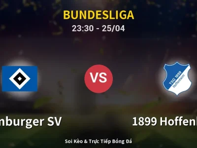 Soi Kèo Hamburger SV vs 1899 Hoffenheim – 23:30 25/04 | Nhận Định, Dự Đoán Tỷ Số