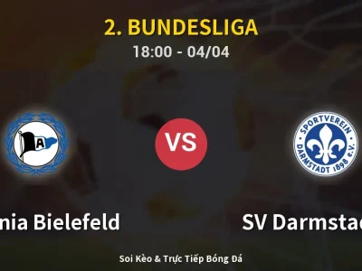 Soi Kèo Arminia Bielefeld vs SV Darmstadt 98 – 18:00 04/04 | Nhận Định, Dự Đoán Tỷ Số
