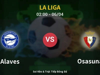 Kết Quả: Alaves 2-2 Osasuna – Highlight & Bàn Thắng | La Liga