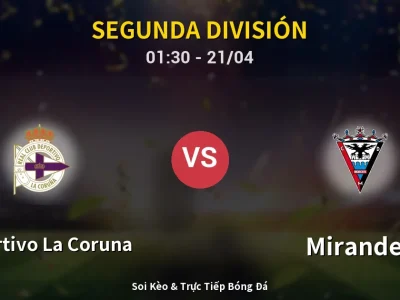 Kết Quả: Deportivo La Coruna 3-1 Mirandes – Highlight & Bàn Thắng | Segunda División