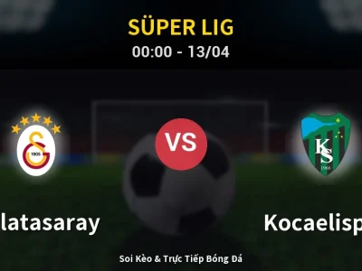 Kết Quả: Galatasaray 1-1 Kocaelispor – Highlight & Bàn Thắng | Süper Lig