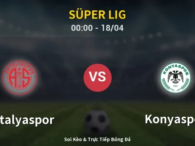 Kết Quả: Antalyaspor 0-2 Konyaspor – Highlight & Bàn Thắng | Süper Lig