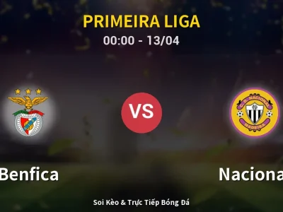 Kết Quả: Benfica 2-0 Nacional – Highlight & Bàn Thắng | Primeira Liga