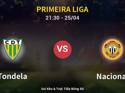 Soi Kèo Tondela vs Nacional – 21:30 25/04 | Nhận Định, Dự Đoán Tỷ Số