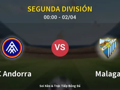 Kết Quả: FC Andorra 3-3 Malaga – Highlight & Bàn Thắng | Segunda División