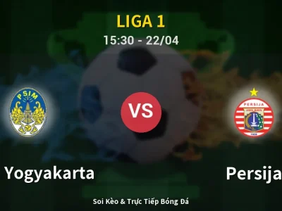 Soi Kèo PSIM Yogyakarta vs Persija – 15:30 22/04 | Nhận Định, Dự Đoán Tỷ Số