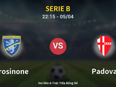 Soi Kèo Frosinone vs Padova – 22:15 05/04 | Nhận Định, Dự Đoán Tỷ Số