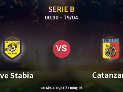 Kết Quả: Juve Stabia 1-1 Catanzaro – Highlight & Bàn Thắng | Serie B