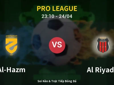 Soi Kèo Al-Hazm vs Al Riyadh – 23:10 24/04 | Nhận Định, Dự Đoán Tỷ Số