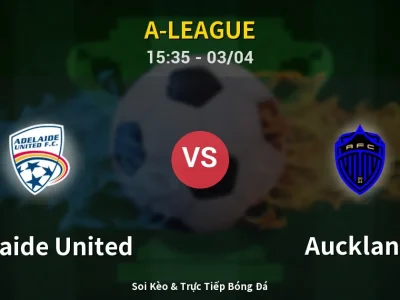 Kết Quả: Adelaide United 1-1 Auckland – Highlight & Bàn Thắng | A-League
