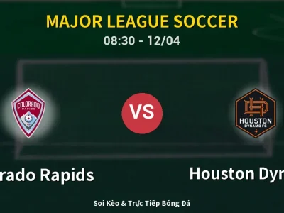 Kết Quả: Colorado Rapids 6-2 Houston Dynamo – Highlight & Bàn Thắng | Major League Soccer