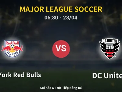 Kết Quả: New York Red Bulls 4-4 DC United – Highlight & Bàn Thắng | Major League Soccer