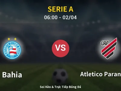 Kết Quả: Bahia 3-0 Atletico Paranaense – Highlight & Bàn Thắng | Serie A