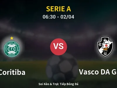 Kết Quả: Coritiba 1-1 Vasco DA Gama – Highlight & Bàn Thắng | Serie A