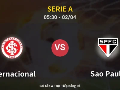 Kết Quả: Internacional 1-1 Sao Paulo – Highlight & Bàn Thắng | Serie A