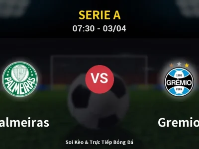 Soi Kèo Palmeiras vs Gremio – 07:30 03/04 | Nhận Định, Dự Đoán Tỷ Số