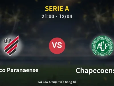 Soi Kèo Atletico Paranaense vs Chapecoense-sc – 21:00 12/04 | Nhận Định, Dự Đoán Tỷ Số