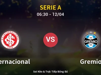 Soi Kèo Internacional vs Gremio – 06:30 12/04 | Nhận Định, Dự Đoán Tỷ Số