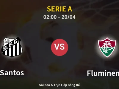 Kết Quả: Santos 2-3 Fluminense – Highlight & Bàn Thắng | Serie A