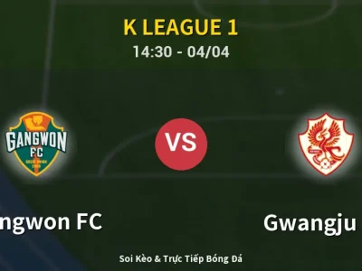 🔴 Trực Tiếp: Gangwon FC 3-0 Gwangju FC – Link Xem K League 1 (Full HD)