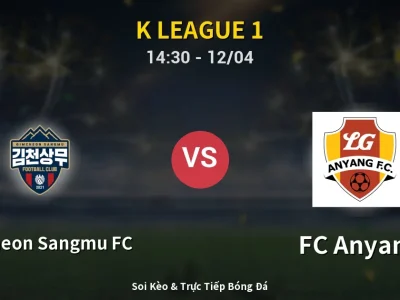 Kết Quả: Gimcheon Sangmu FC 1-1 FC Anyang – Highlight & Bàn Thắng | K League 1