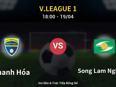Kết Quả: Thanh Hóa 1-1 Song Lam Nghe An – Highlight & Bàn Thắng | V.League 1