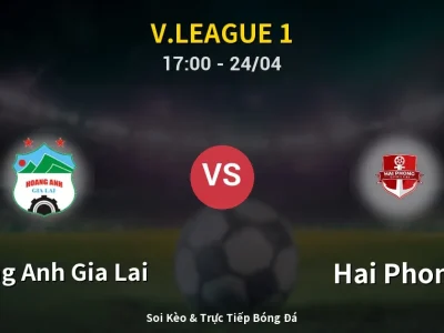 Kết Quả: Hoang Anh Gia Lai 0-0 Hai Phong – Highlight & Bàn Thắng | V.League 1