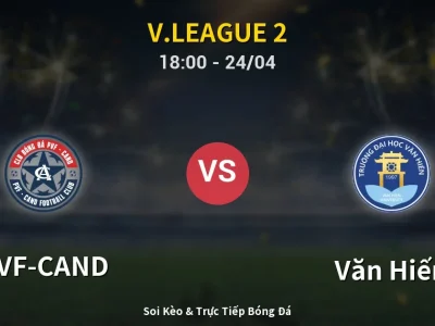 Kết Quả: PVF-CAND 2-1 Văn Hiến – Highlight & Bàn Thắng | V.League 2