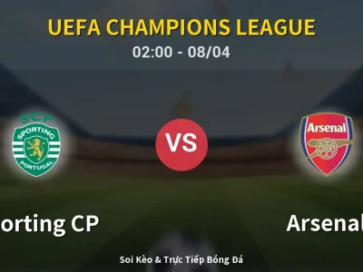 Kết Quả: Sporting CP 0-1 Arsenal – Highlight & Bàn Thắng | UEFA Champions League