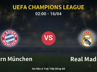 Kết Quả: Bayern München 4-3 Real Madrid – Highlight & Bàn Thắng | UEFA Champions League