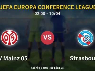 Kết Quả: FSV Mainz 05 2-0 Strasbourg – Highlight & Bàn Thắng | UEFA Europa Conference League